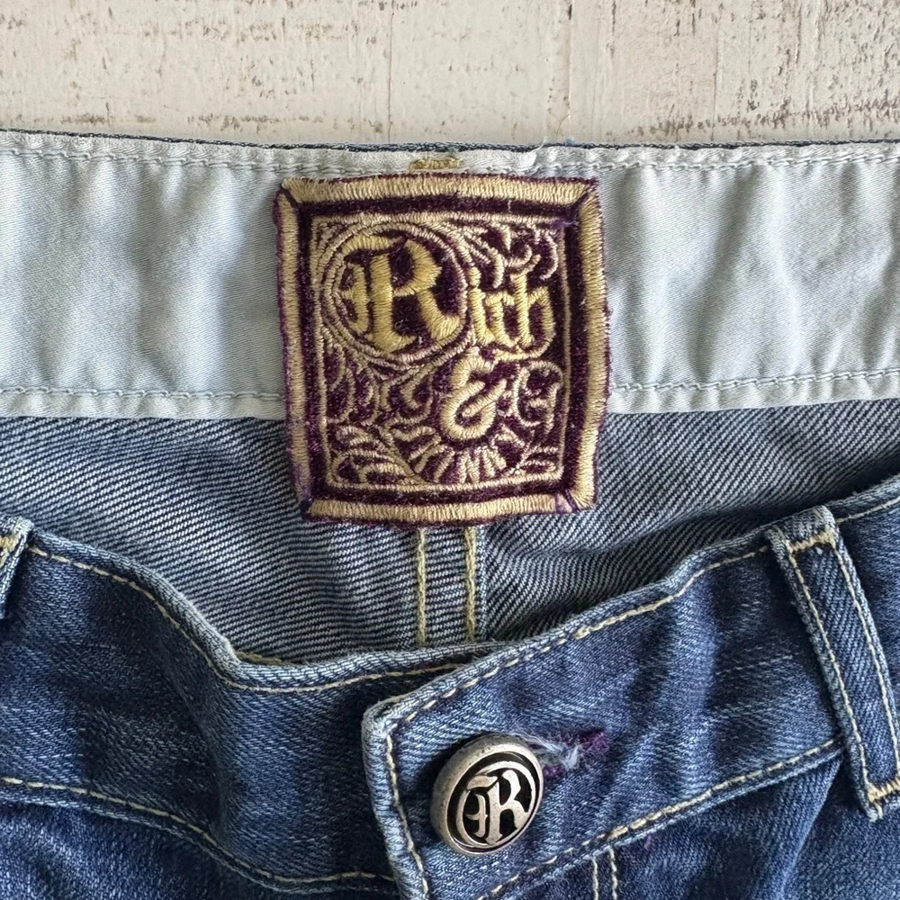 Rich & Skinny Women SZ 27 Jeans Blue Moon Straight Leg - Picture 4 of 7